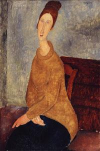  Jeanne Hebuterne with Yellow Sweater